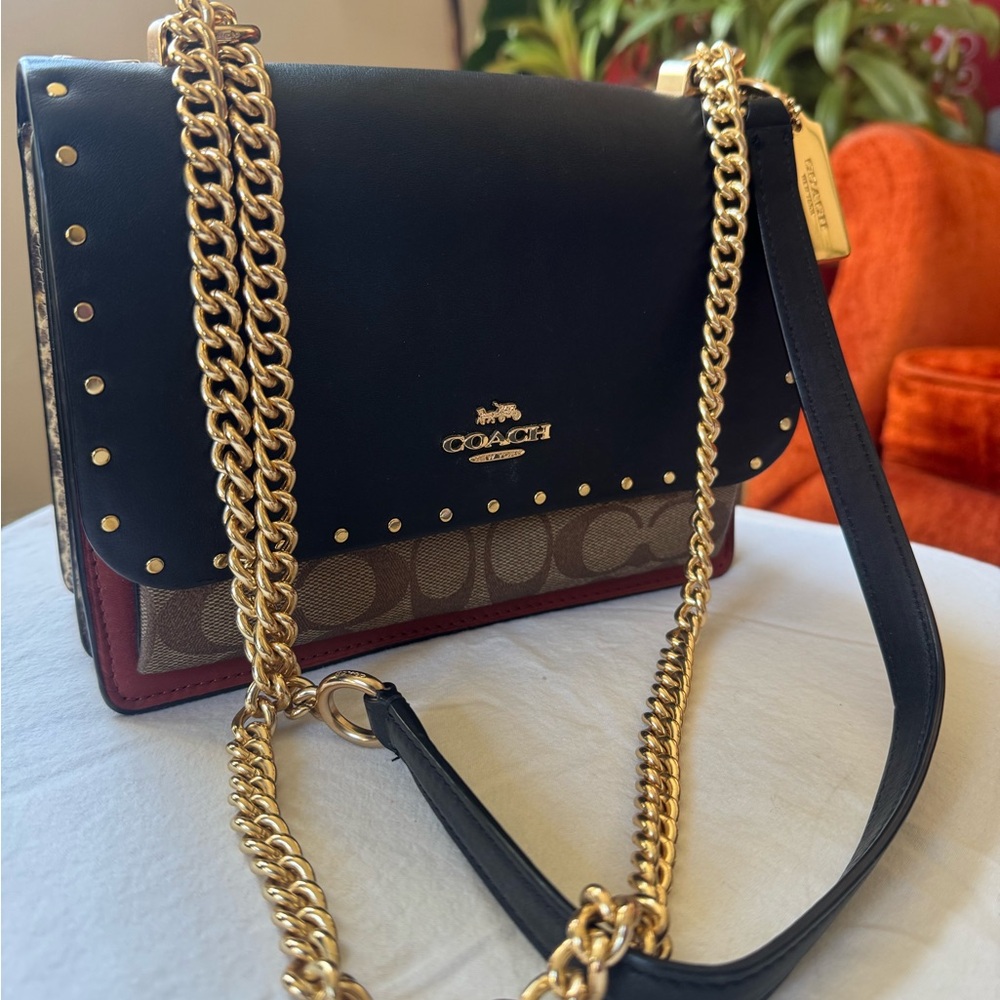 Coach Black Leather Bag